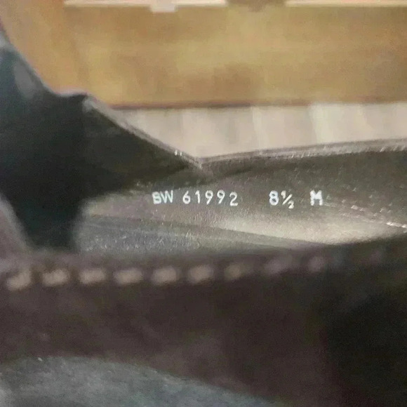 Stuart Weitzman Wedge Loafers Womens Size 8.5 Brown Suede Slip On Platform Shoes - Picture 8 of 8